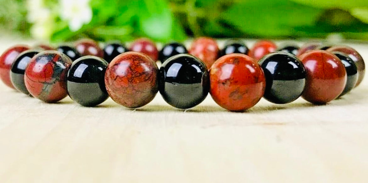 RED JASPER & BLACK ONYX