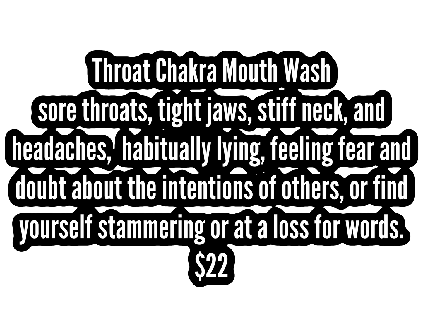 Throat Chakra Mouth Wash